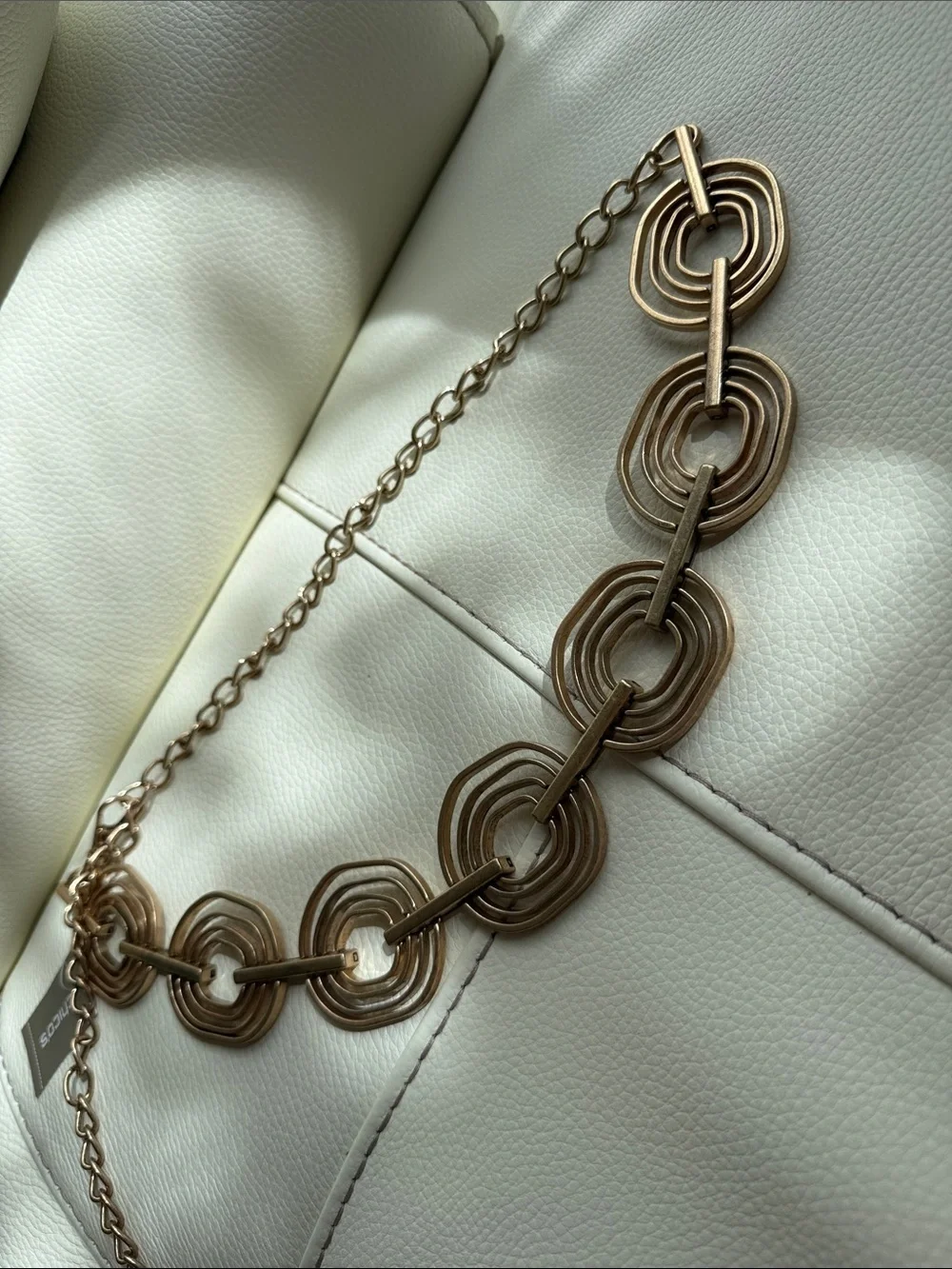 Chico's Gold-Tone Concentric Link Belt